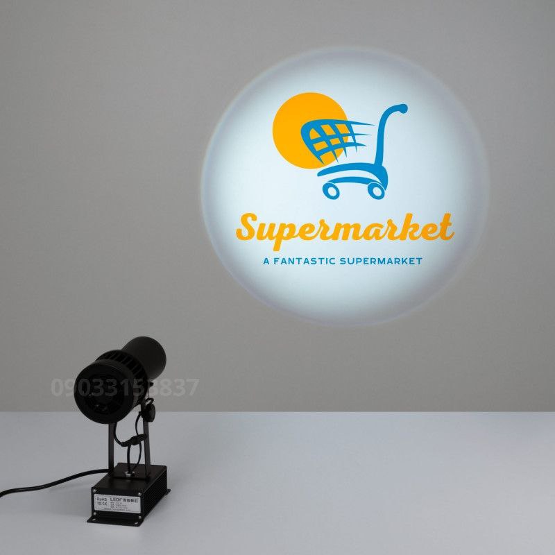 لوگوپروژکتور ثابت چرخشی 100 وات چینی